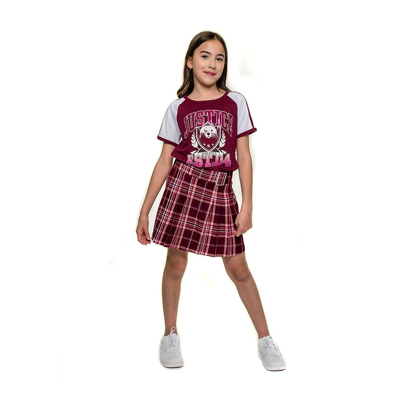 Justice Girls EST.04 Bear Short Sleeve T-Shirt