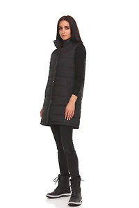 Swiss Tech Womens Long Puffer Vest