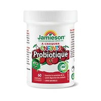 Jamieson comprimés a croquer probiotique enfants, 5 milliards UFC, cerise, 60 comprimés