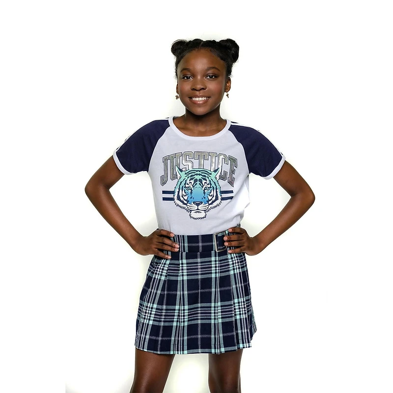 Justice Girls Cold Tiger T-shirt à manches courtes