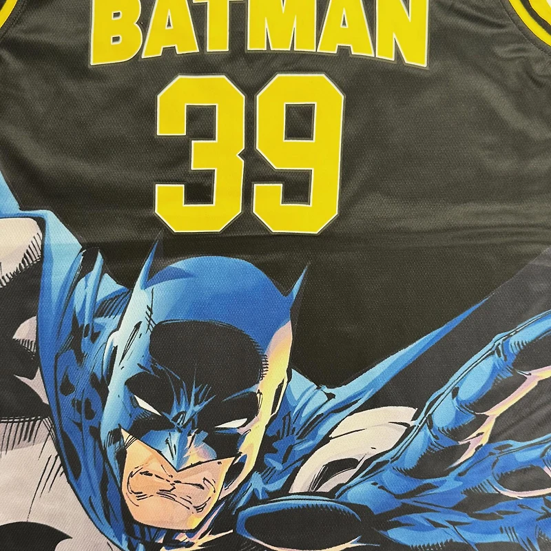 Mens Batman Logo Reversible Basketball Jersey