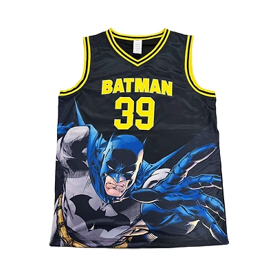 Mens Batman Logo Reversible Basketball Jersey