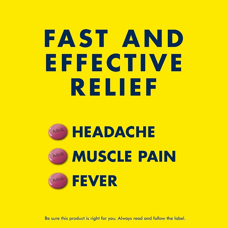 Advil Regular Strength Tablets for Headaches and Pain Relief, 200 mg Ibuprofen, 24 Count, 24 x 200mg Ibuprofen