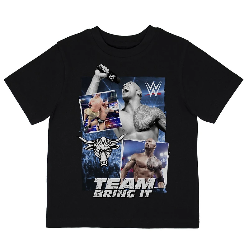 WWE Boy's Short Sleeve crew neck T-Shirt