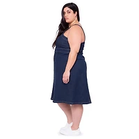 WeInfluence Femme Plus Robe Boutonnee En Denim
