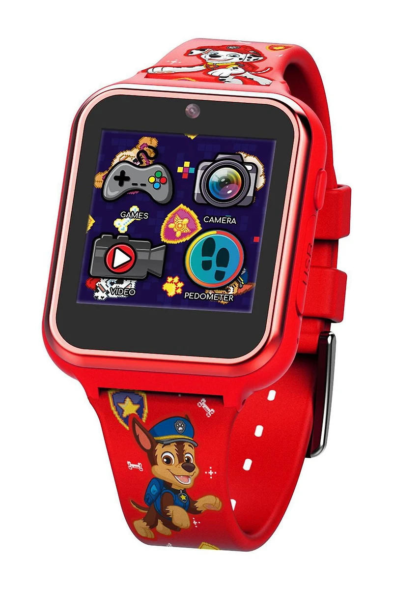 Paw Patrol Montre interactive à écran tactile avec caméra