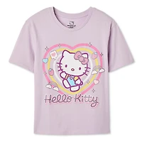 T-shirt à imprimé graphique Hello Kitty pour filles