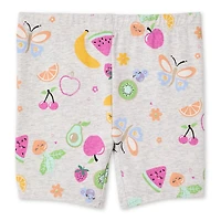 Short de vélo imprimé George pour petites filles