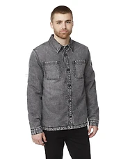 VESTE-CHEMISE EN DENIM DOUBLÉE DE SHERPA IJEANS POUR HOMMES
