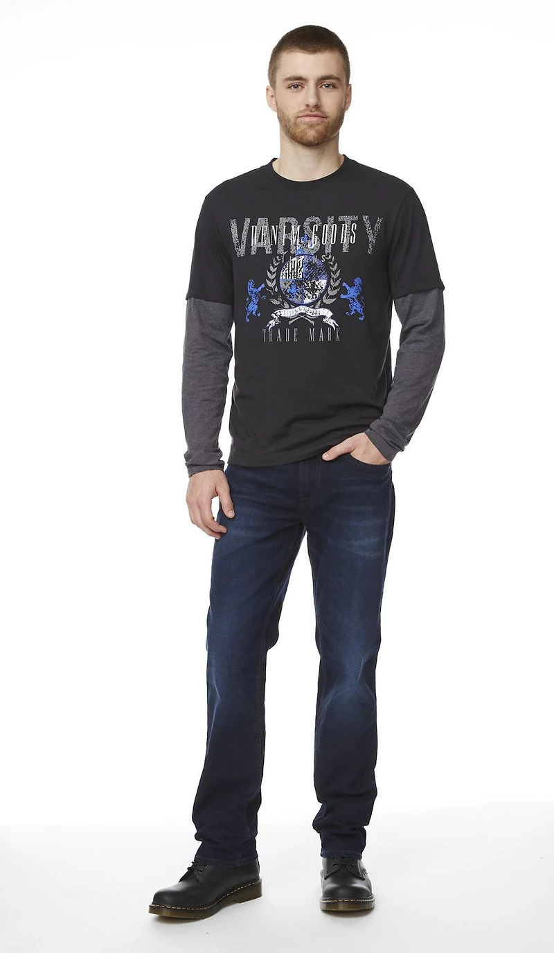 IJEANS MENS LONG SLEEVE GRAPHIC FOOLER