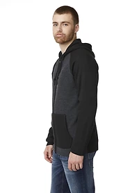 IJEANS MENS CONTRAST FULL ZIP FLEECE