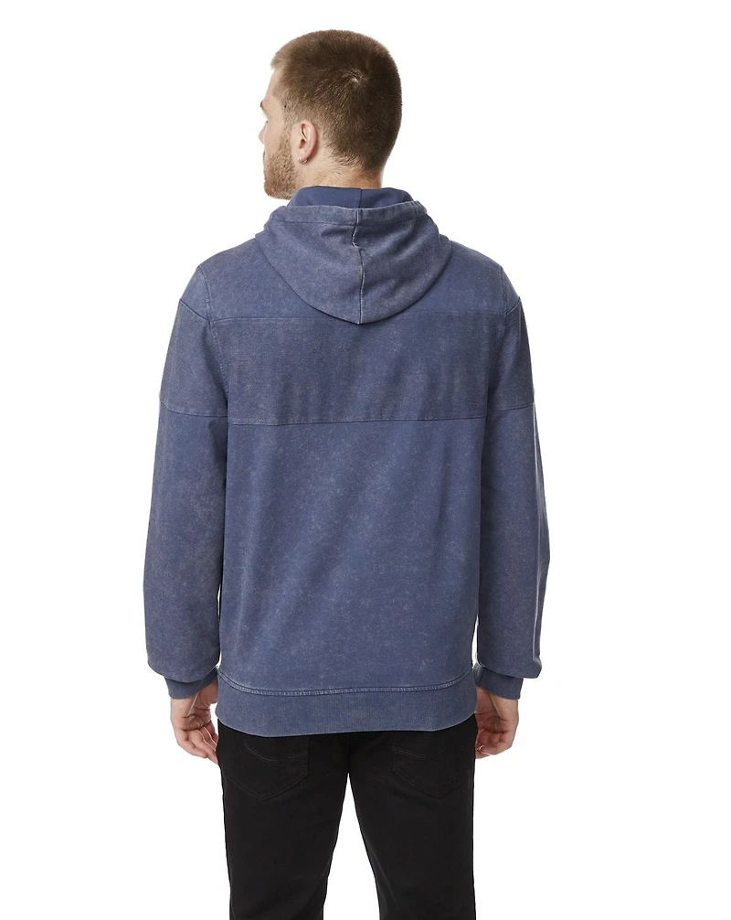 IJEANS MENS ACID WASH PULL OVER
