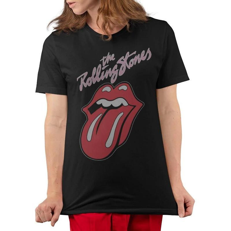 Rolling Stones T-Shirt col rond à manche courte pour femmes