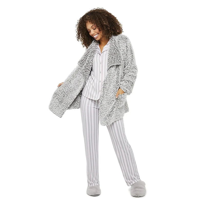 Pyjama 2 pièces avec haut à col cranté George pour femmes