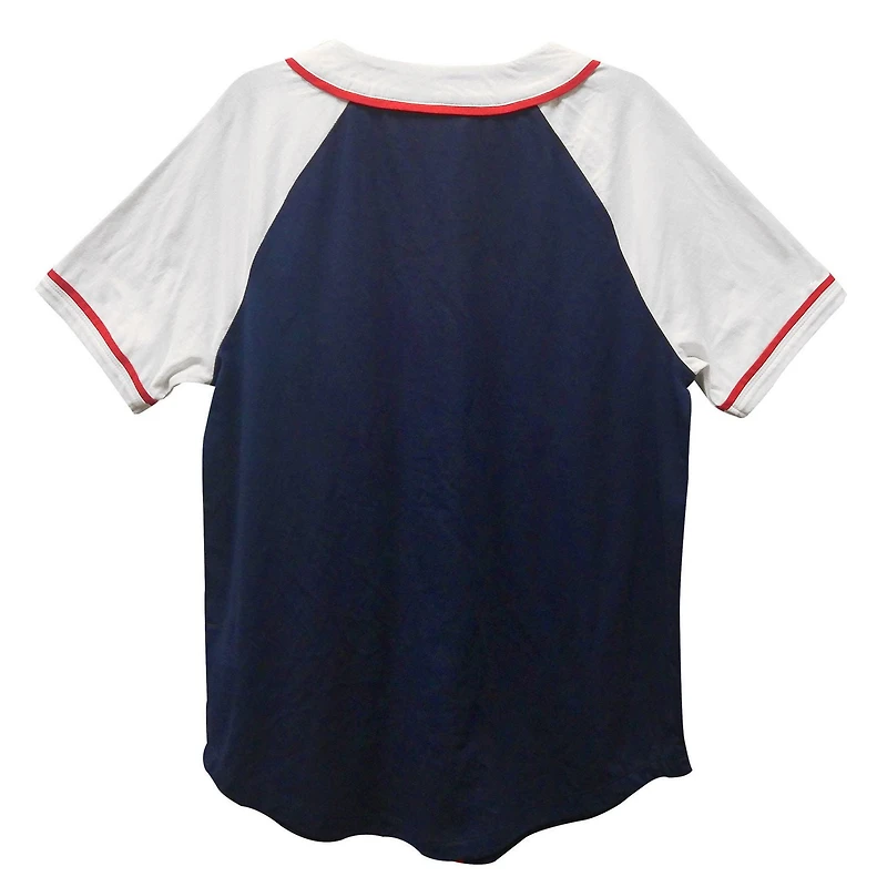 Toronto Blue Jays Women's Baseball Short Sleeve V-Neck T-Shirt