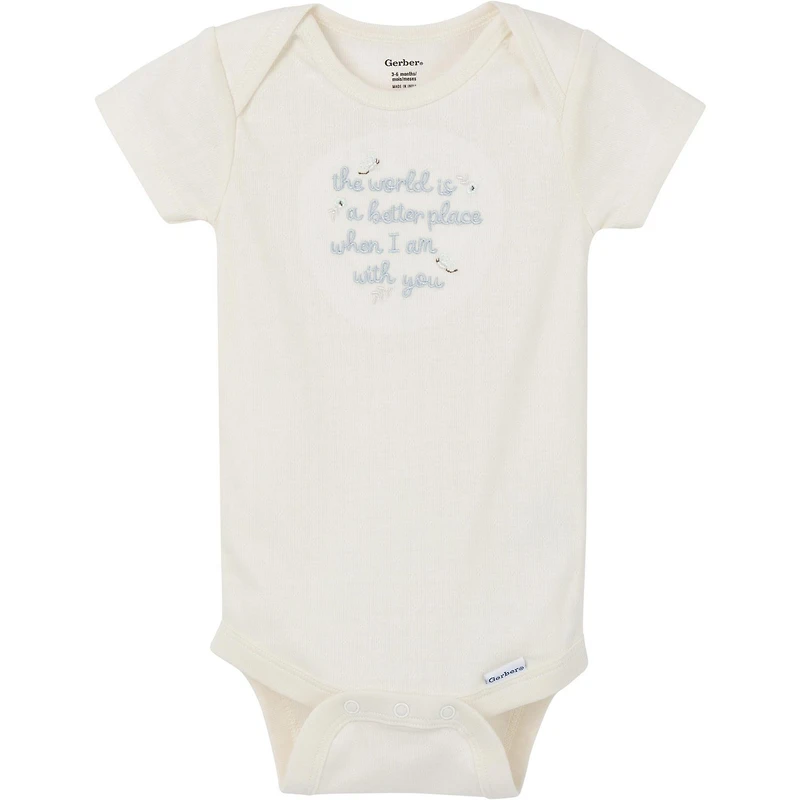 Gerber Childrenswear - Onesie + Shirt Pant Set, 3 Piece Set