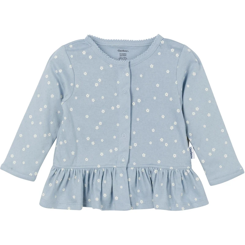 Gerber Childrenswear - Ensemble Onesie + Chemise Pantalon 3 pièces