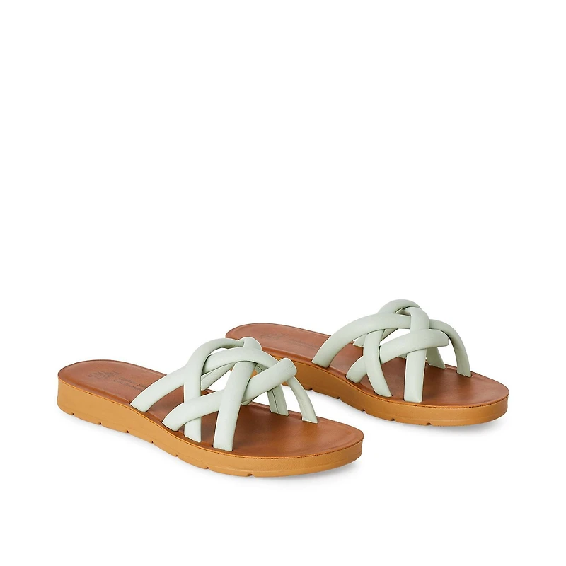 Time and Tru Women's Strappy Sandals