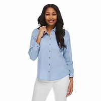 Chemise à revers roulés Penmans pour femmes