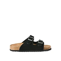 Time and Tru Women's Double Buckled Sandals