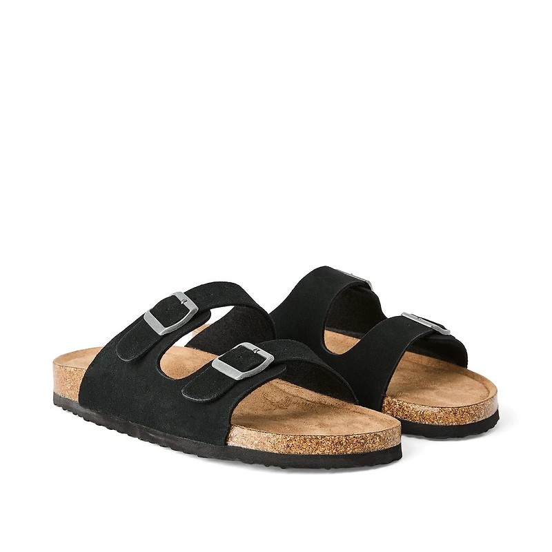 Time and Tru Women's Double Buckled Sandals