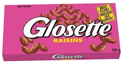 Glosette Raisins secs enrobés de chocolat 105g