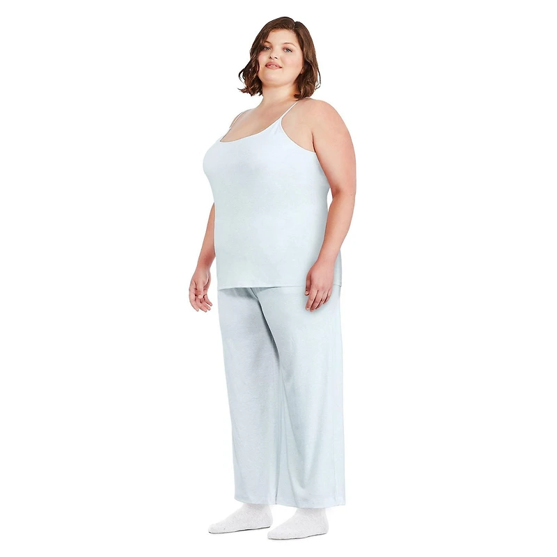Pyjama 2 pièces avec camisole et pantalon George Plus pour femmes