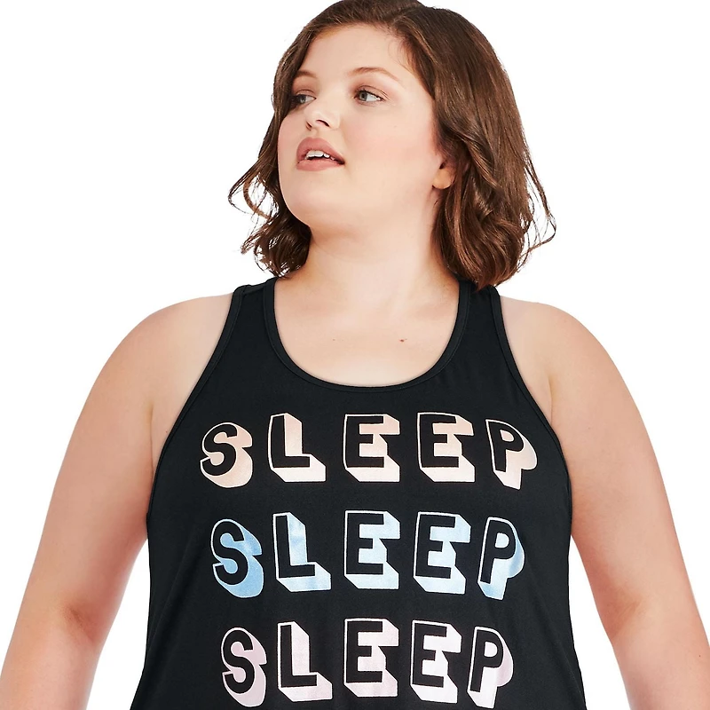 Chemise de nuit avec dos nageur George Plus pour femmes