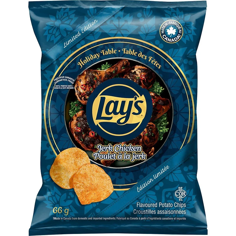 Lay’s croustilles assaisonnées Poulet à la jerk