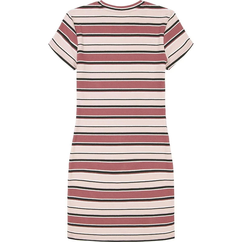 AIRWALK FEMME ROBE CÔTELÉE RAYÉE