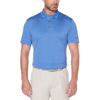 Ben Hogan Performance - Polo à manches courtes en jacquard à motif losanges Birdseye pour homme