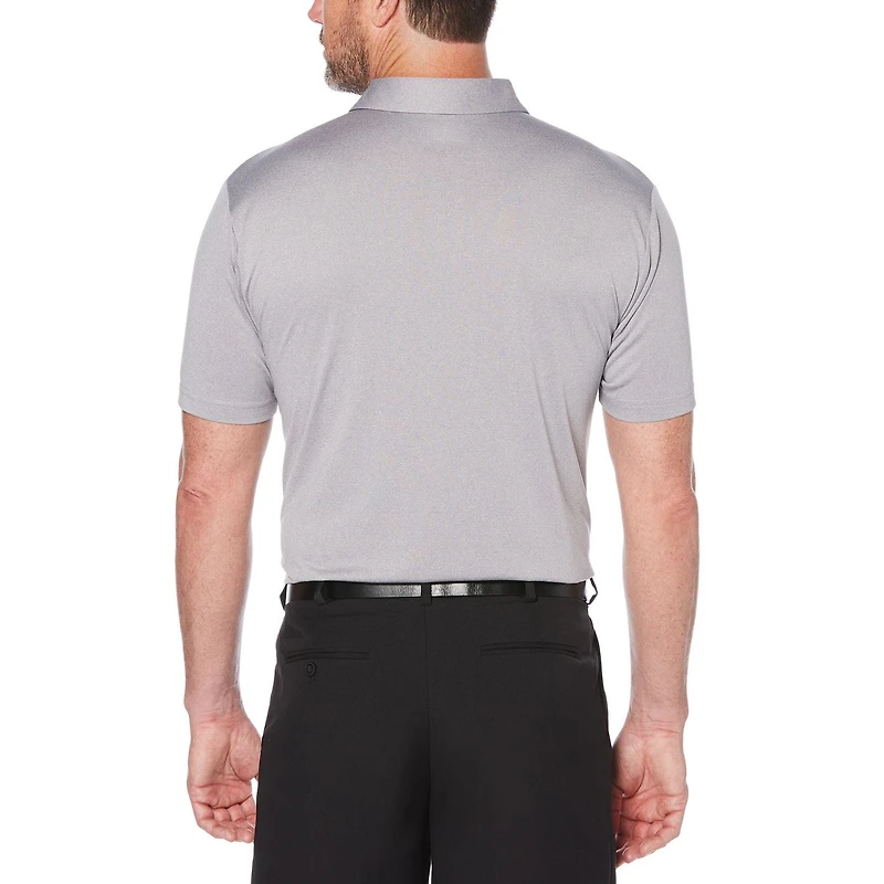 Polo Performance chiné à couleurs contrastantes et à manches courtes pour hommes de Ben Hogan