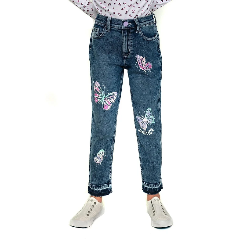 Justice Girls Butterfly Jeans