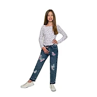 Justice Girls Butterfly Jeans