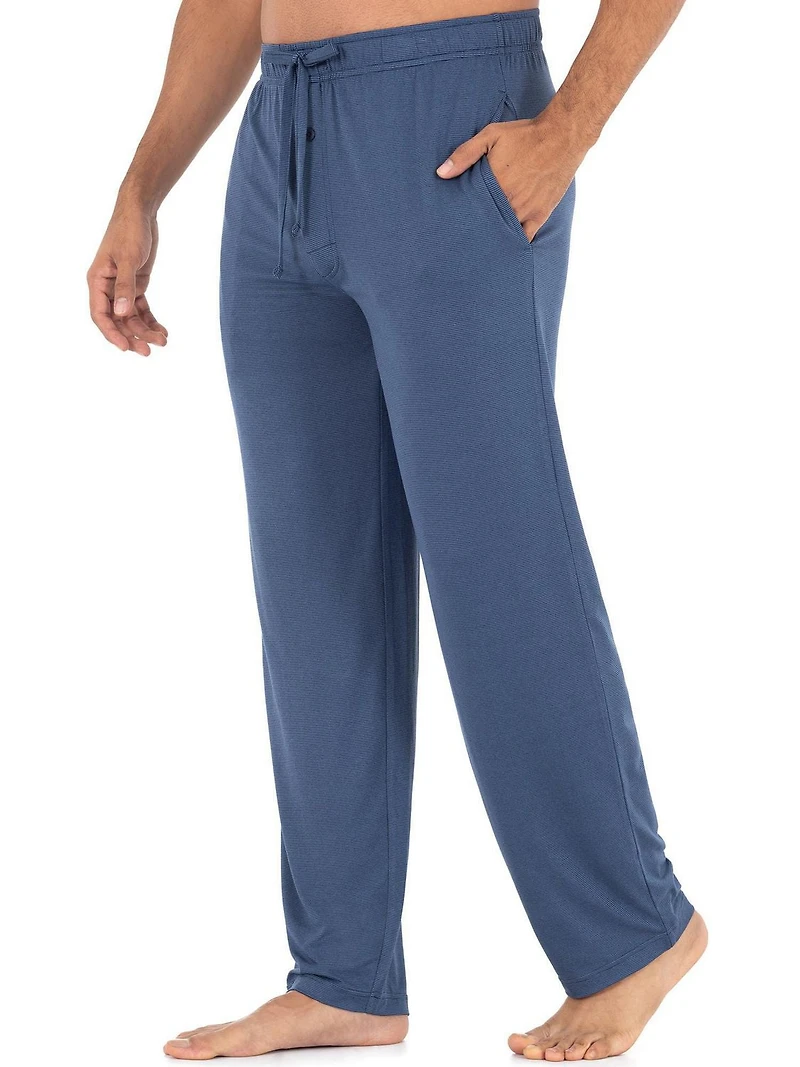 Fruit of the Loom Men's Beyondsoft Knit Sleep Pajama Pant - Blue