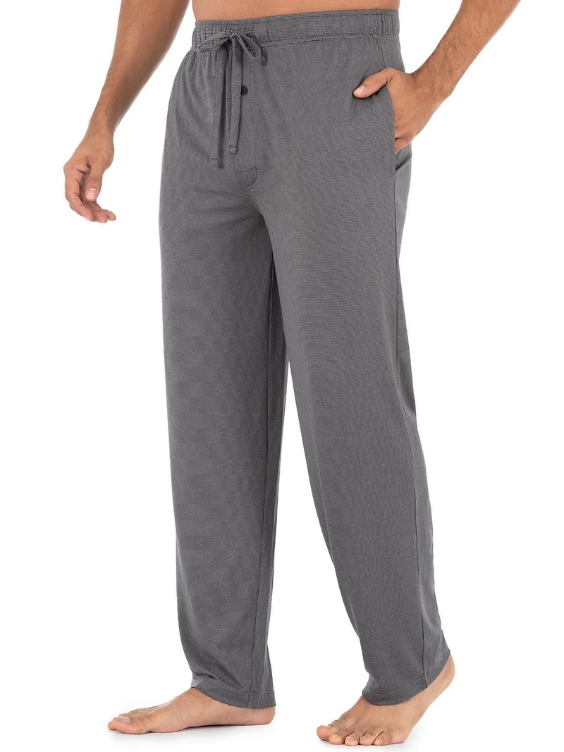 Pantalon de sommeil en tricot toucher doux de Fruit of the Loom - gris Taille S, M, L, XL