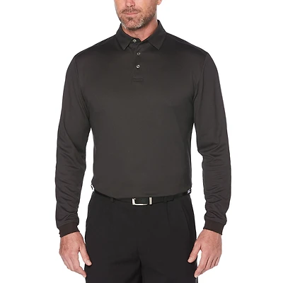 Ben Hogan Performance Men's Birdseye Knit Long Sleeve Polo Shirt