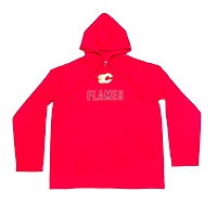 Chandail à capuchon à manches longues Calgary Flames de la LNH pour hommes
