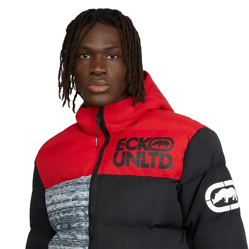 Ecko Unltd Veste Puffer Color Block pour hommes