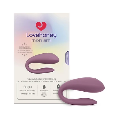 Vibromasseur à succion Lovehoney mon ami Pleasure Rose, rouge