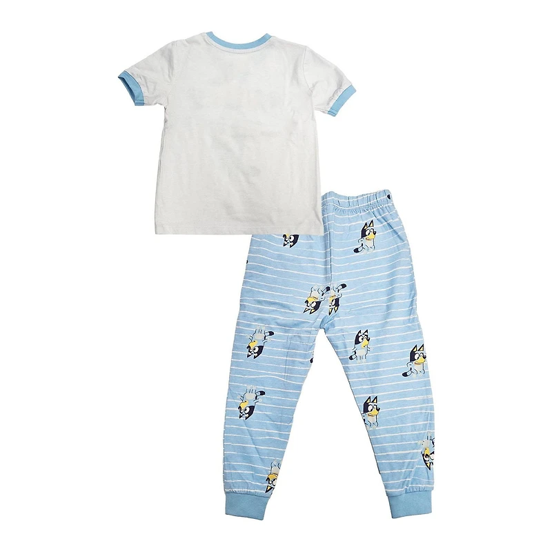 Bluey Ensemble de vêtements de nuit 2 pièces mains ensemble pour petites filles