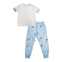 Bluey Ensemble de vêtements de nuit 2 pièces mains ensemble pour petites filles