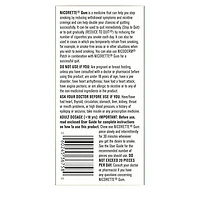 Nicorette Gum, Nicotine 4 mg, Fruit Flavour, Quit Smoking Aid and Smoking Cessation Aid, 105 pieces
