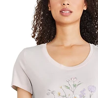 T-shirt de nuit à encolure dégagée George pour femmes