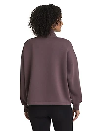 Reebok Pull demi-zip Flow pour femme