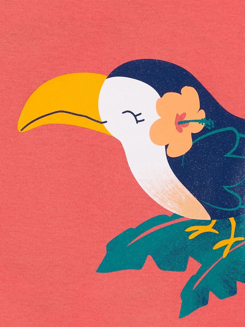 Child of Mine made by Carter's Toddler Girls' 4-piece Pyjama - Toucan