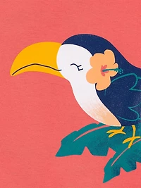 Pyjama 4 pièces pour tout-petit fille Coton de  Child of Mine made by Carter’s - Toucan