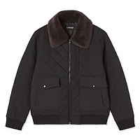 George Men's Quilted Bomber Jacket