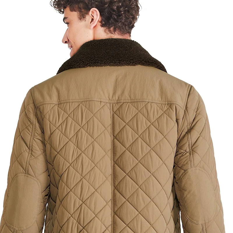 George Men's Quilted Bomber Jacket