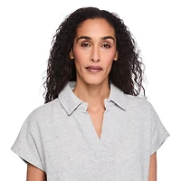 Iyla Women's Athleisure Split Neck Dress